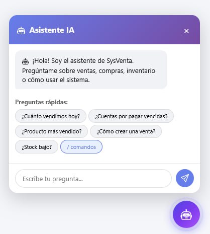Asistente IA SysVent