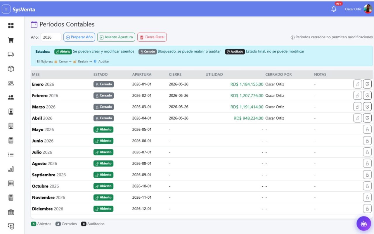 Contabilidad SysVent
